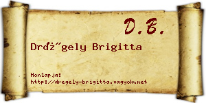 Drégely Brigitta névjegykártya